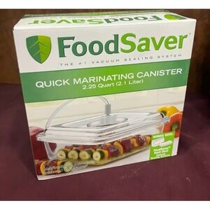 FoodSaver Quick Marinating Clear  Canister for Vacuum Sealing 2.25Qt.  NEW